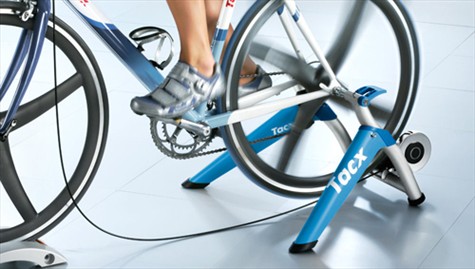 Turbo trainer winter cycling