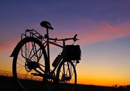 Cycling at night women
