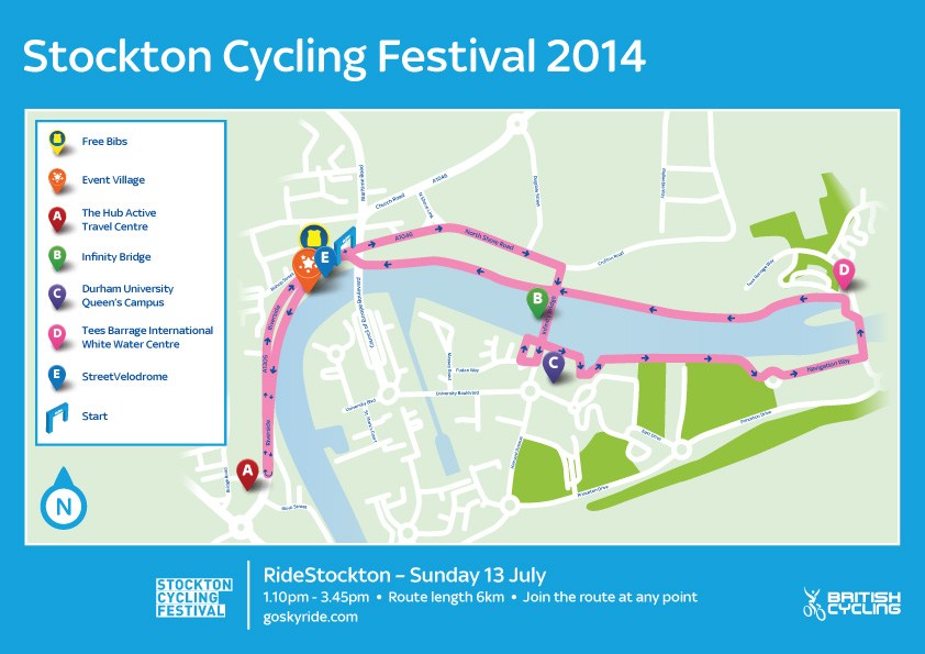 Ride Stockton 2014 route