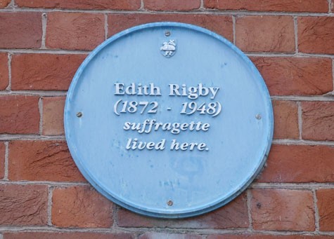 Edith Rigby plaque