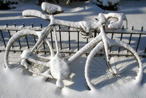 Winter cycling