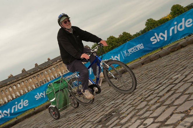 Have wheels, will travel! Sky Ride Bath