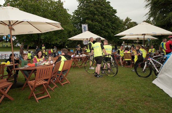 The Bike Cafe at Sky Ride Bath 2011 Sky Ride Bath