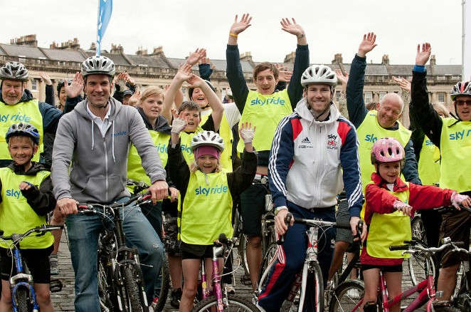 Raring to go at Sky Ride Bath 2011 Sky Ride Bath